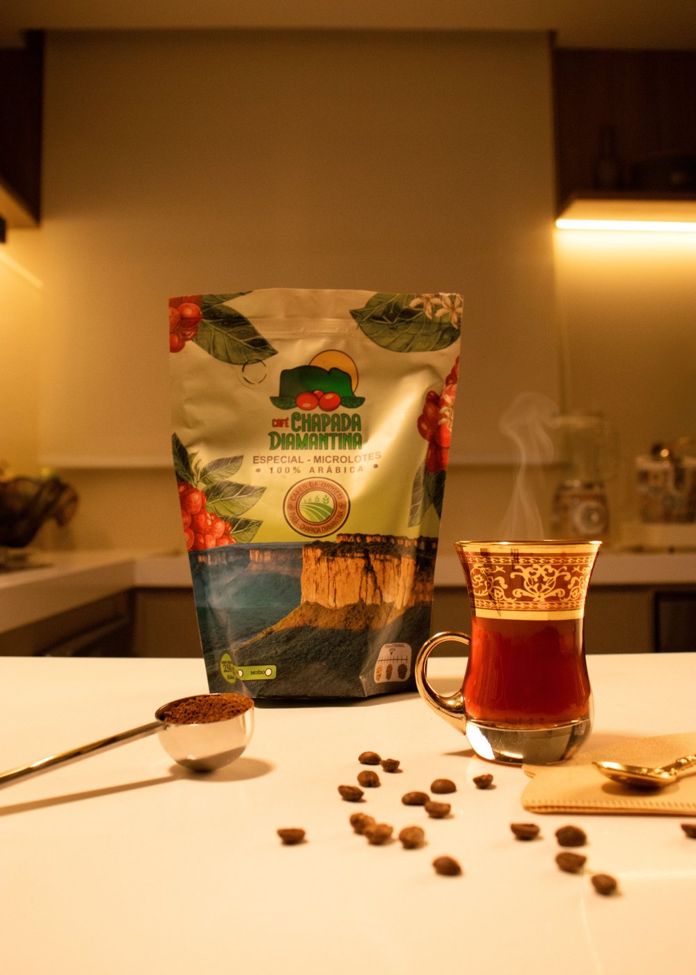 Café Chapada Diamantina especial em grãos, produzido na Chácara Baixa Funda, em Piatã